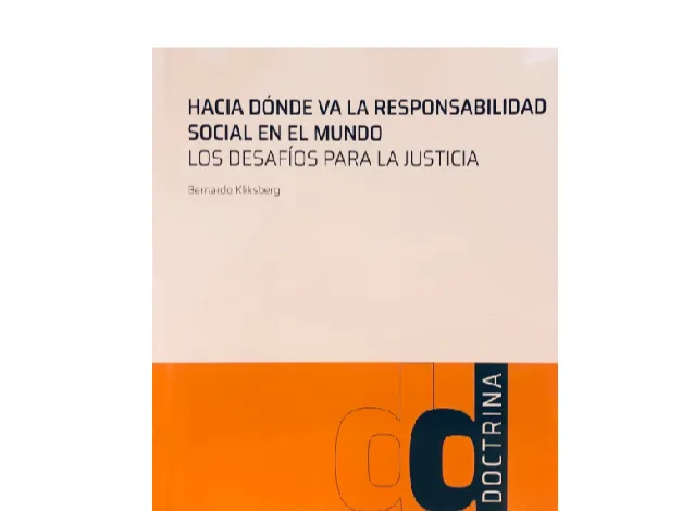 Sorteamos un ejemplar del último libro de Bernardo Kliksberg, autografiado por él!!!