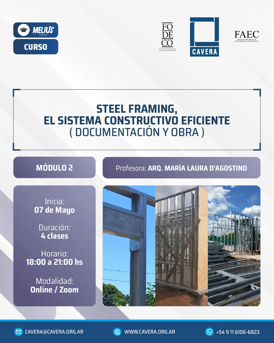 Curso Steel framing, el sistema constructivo eficiente - Módulo 2 Documentación y obra