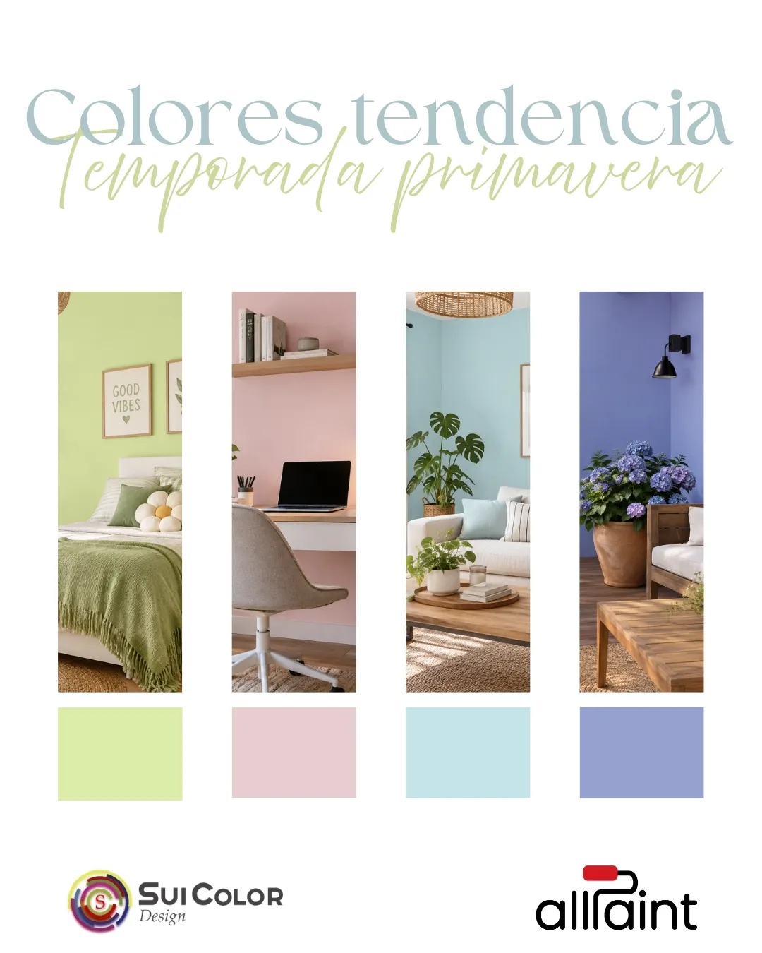 Sui Color renueva su paleta de primavera y suma 12 tonos al mismo precio que el color blanco