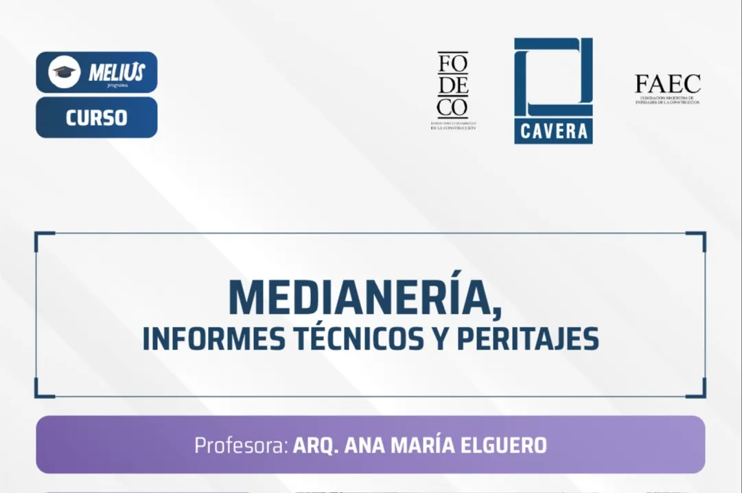 PRÓXIMO LUNES 10/08 - Curso Medianería, Informes Técnicos Y Peritajes