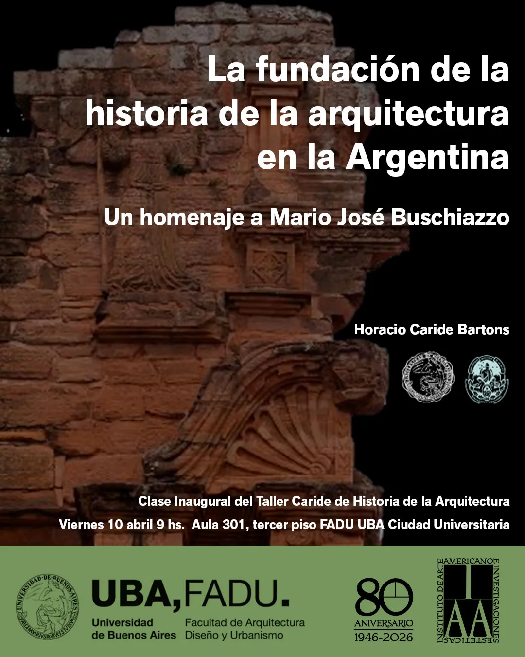 Homenaje a Mario J. Buschiazzo
