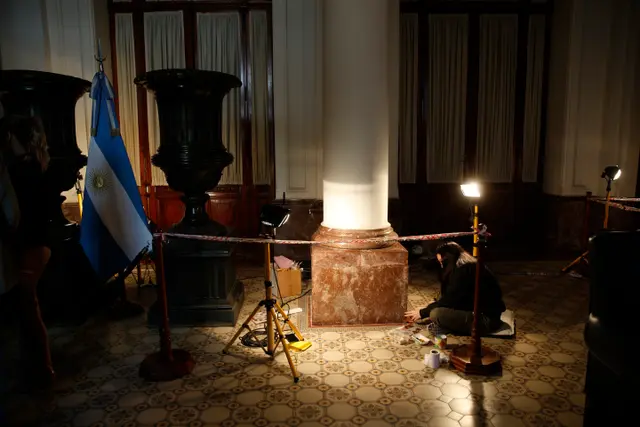 Senado insólito: las extrañas refacciones que los restauradores hallaron en el edificio