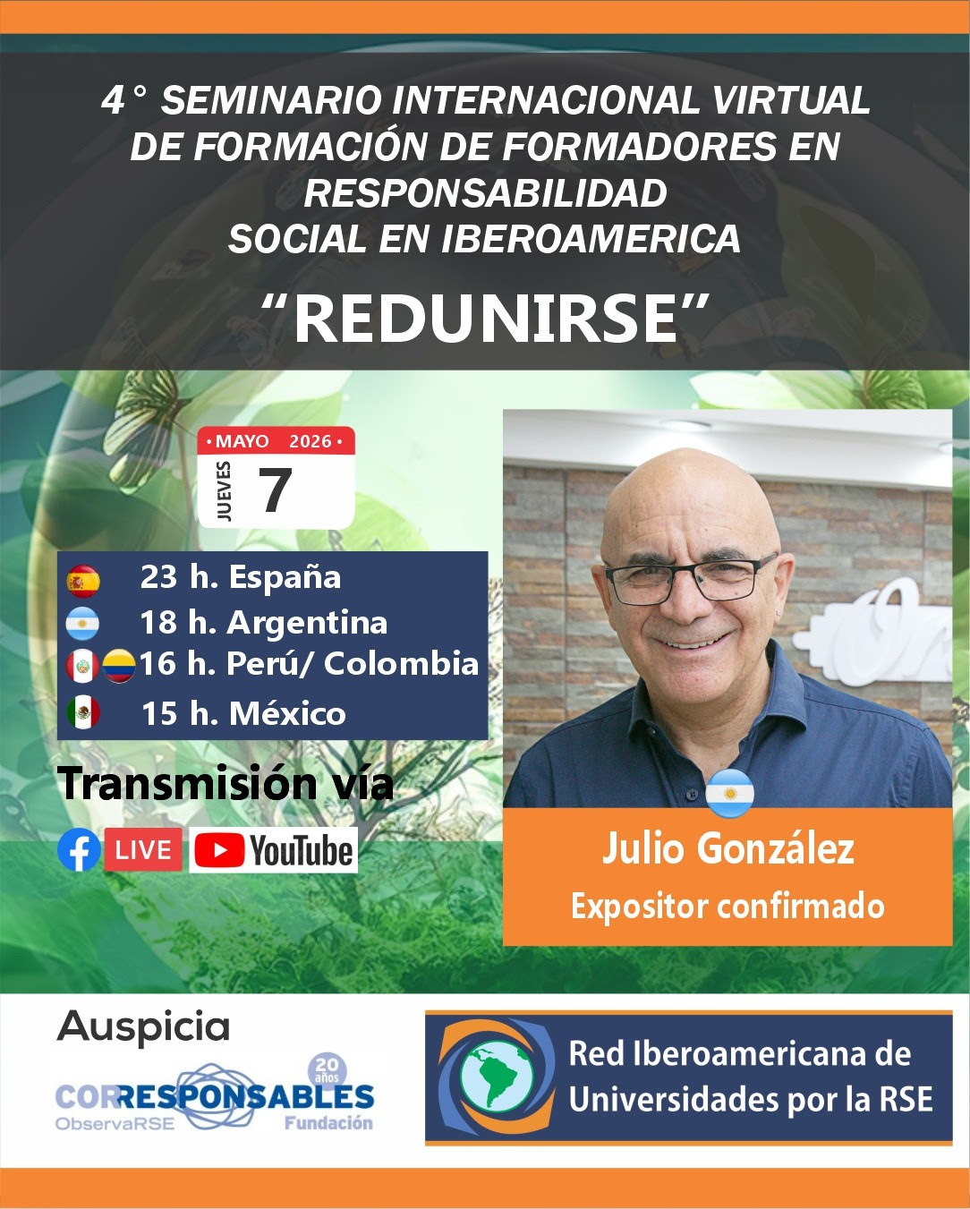 Se viene el 4° Seminario Internacional Virtual de Formación de Formadores en RSE "RedUniRSE" - Imagen 5