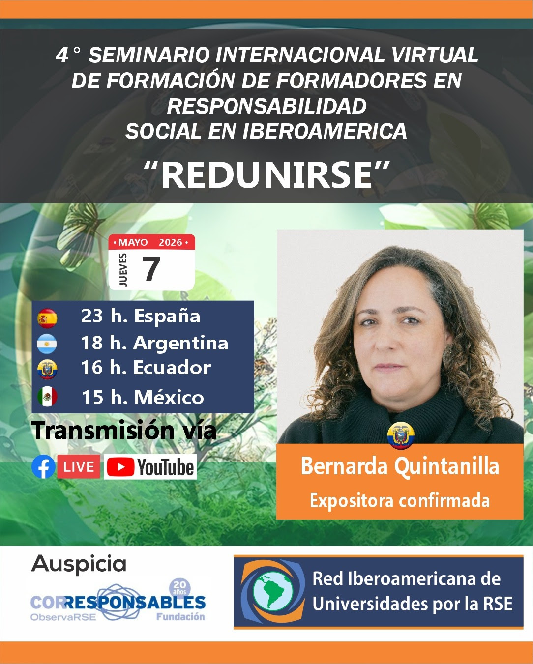 Se viene el 4° Seminario Internacional Virtual de Formación de Formadores en RSE "RedUniRSE" - Imagen 9