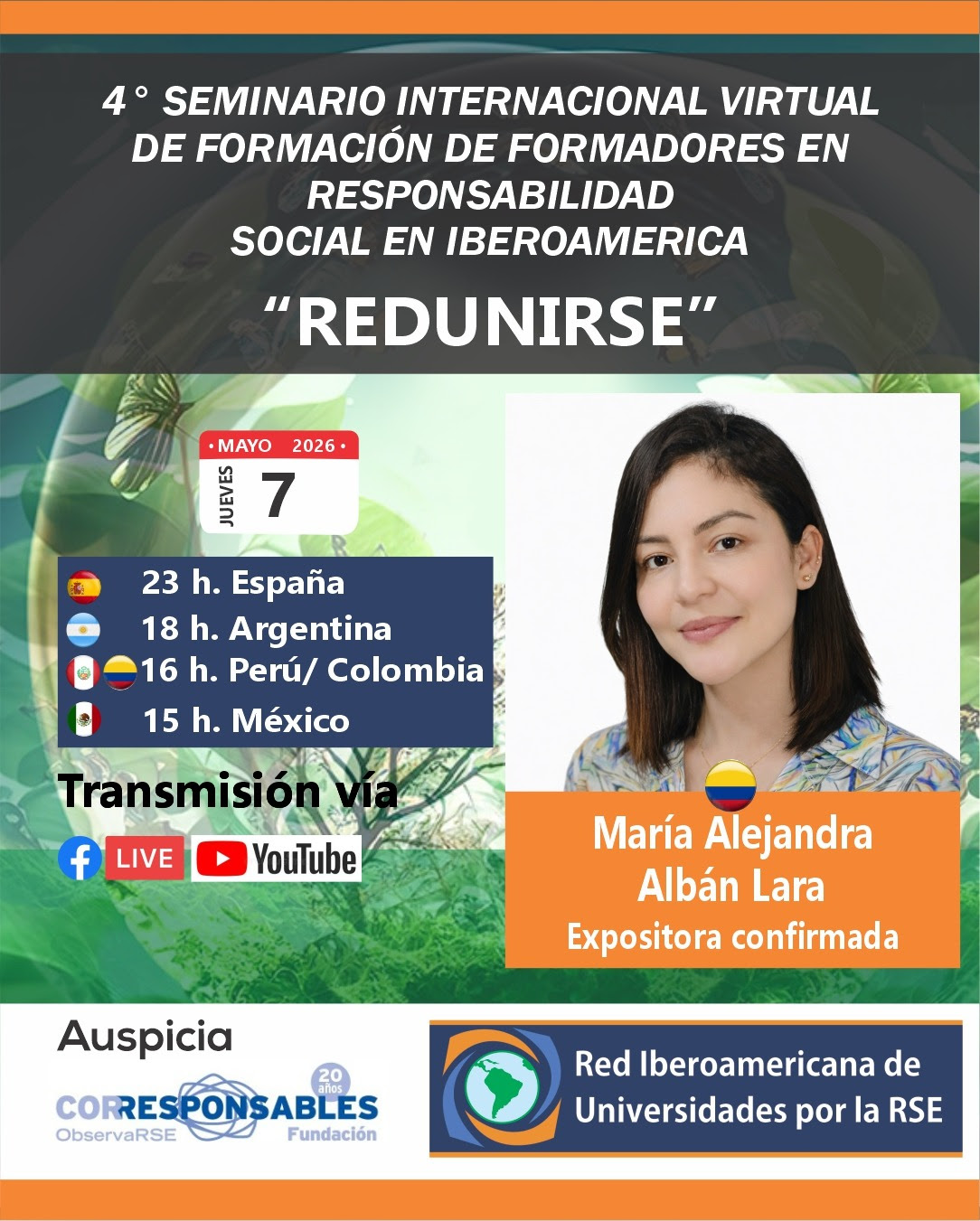 Se viene el 4° Seminario Internacional Virtual de Formación de Formadores en RSE "RedUniRSE" - Imagen 4