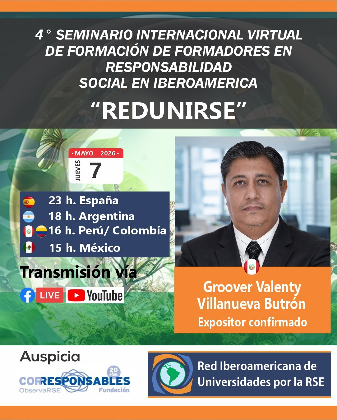Se viene el 4° Seminario Internacional Virtual de Formación de Formadores en RSE "RedUniRSE" - Imagen 8