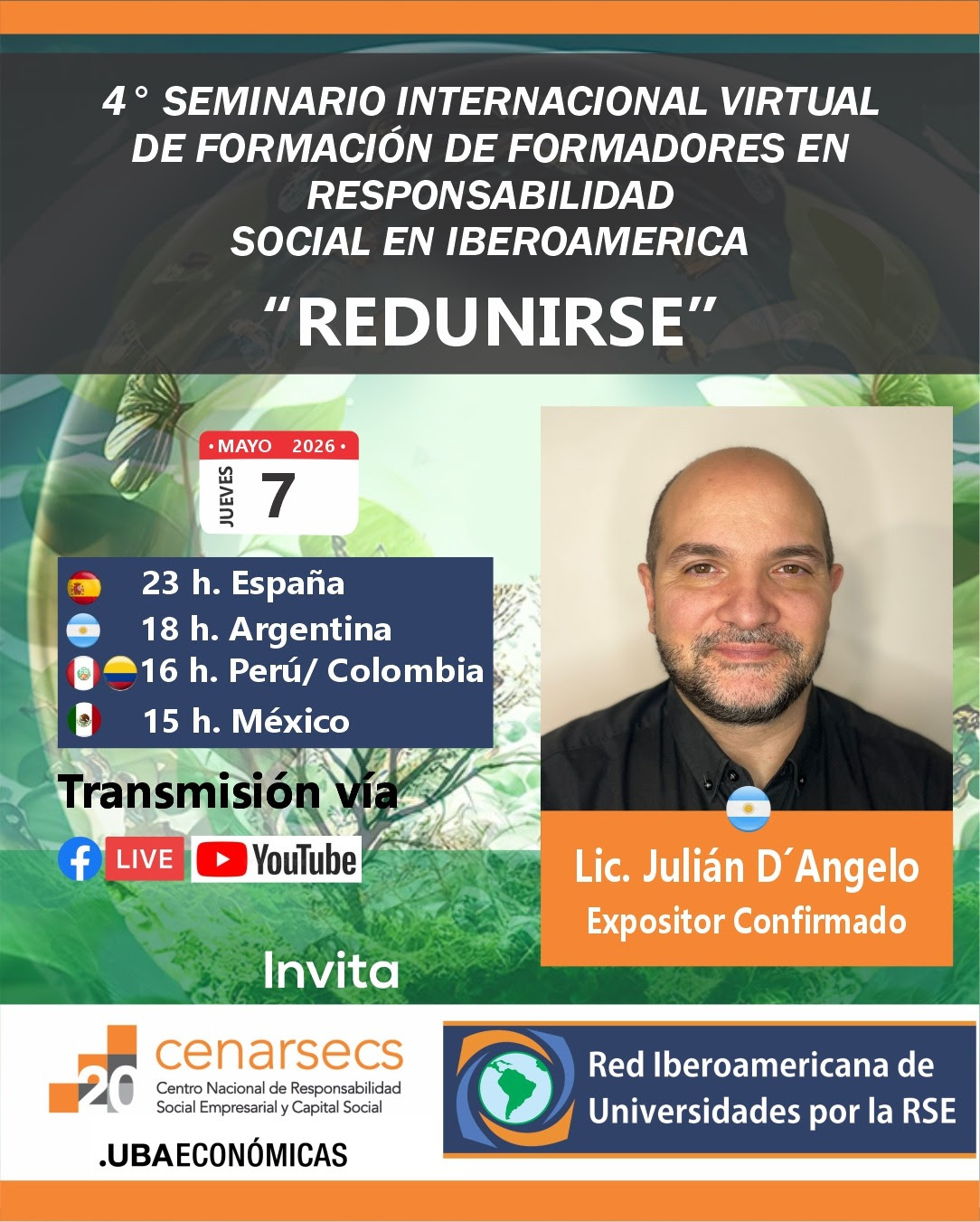 Se viene el 4° Seminario Internacional Virtual de Formación de Formadores en RSE "RedUniRSE" - Imagen 7