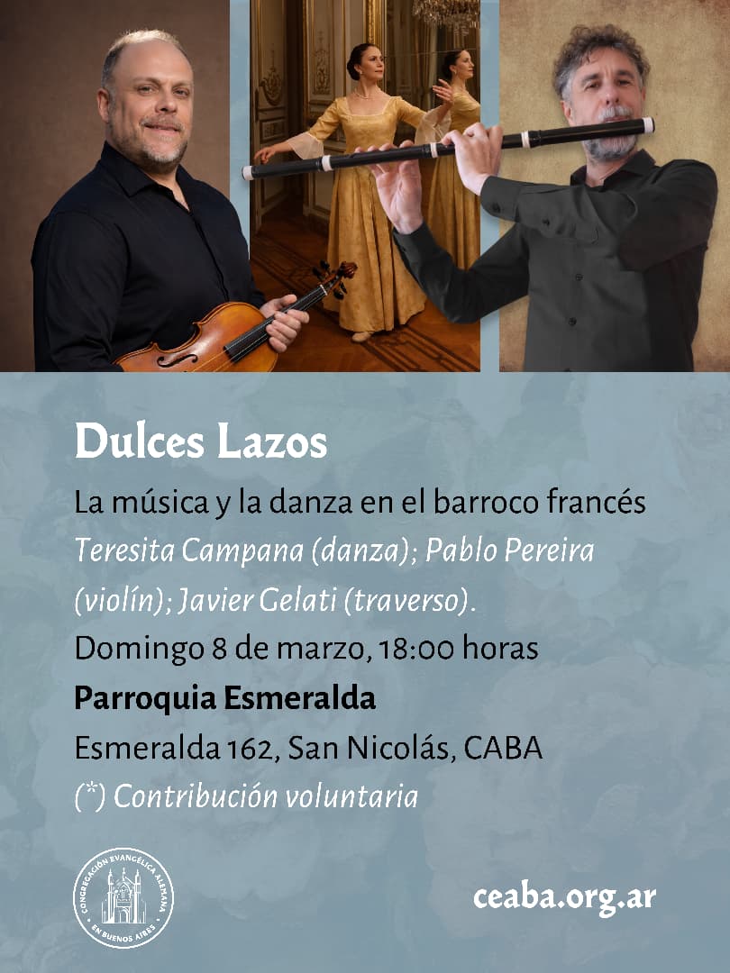 Academia Bach de Buenos Aires. Temporada 2026: 1er concierto Semana Santa Barroca. Iglesia Evangélica Alemana. - Imagen 2