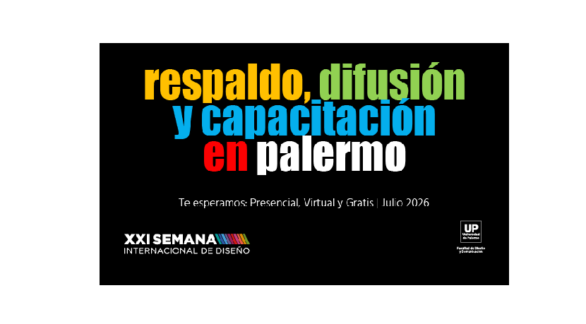 Presentá tus creaciones, marcas, proyectos, investigaciones y emprendimientos en la Semana Internacional de Diseño 2026
