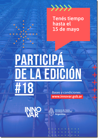 Convocatoria de proyectos para la decimoctava edición del Concurso Nacional de Innovaciones – INNOVAR